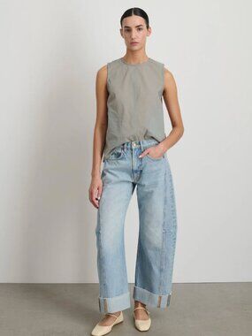 B Sides Women's Relaxed Cuffed Lasso Jeans Size 31